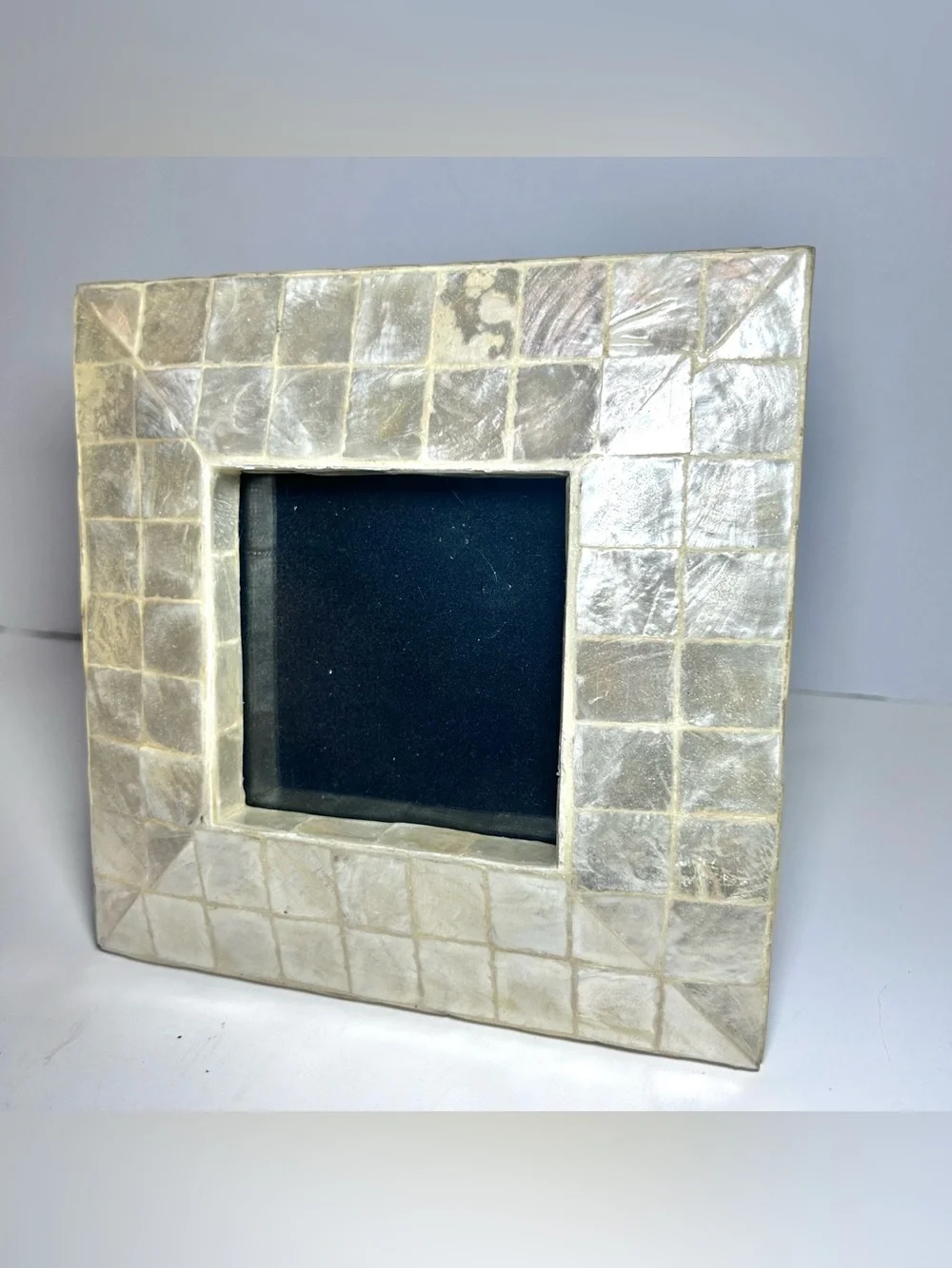 Nicole Miller Home Mother of Pearl 7”X7” Photo Frame